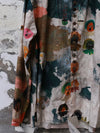 ARCHIVIO J.M.Ribot hand-painted graffiti dyed shirt/pants Italy AJM-W27-/MMG-COLORED PRINT shirt